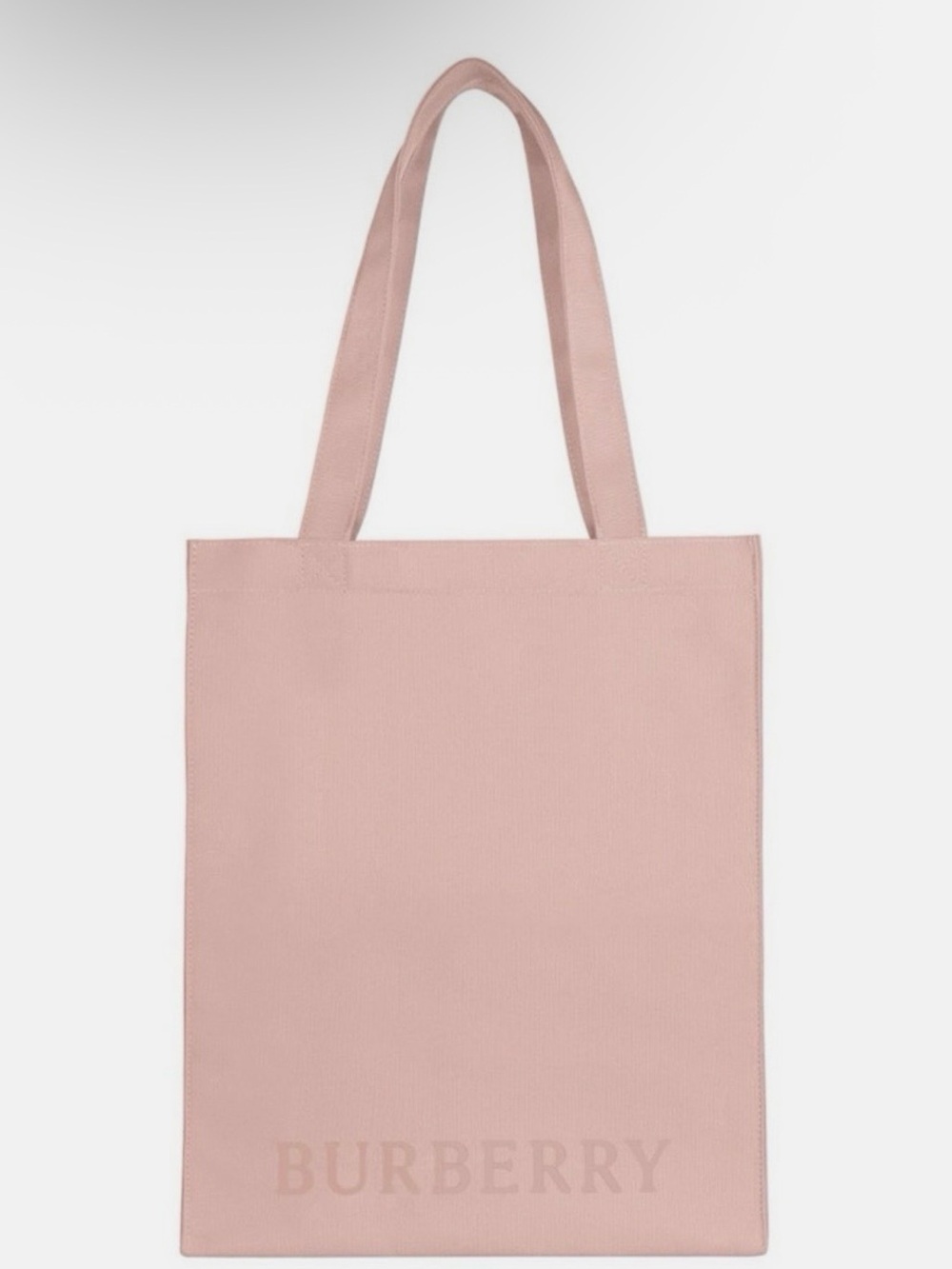 GWP Burberry pink tote bag with logo